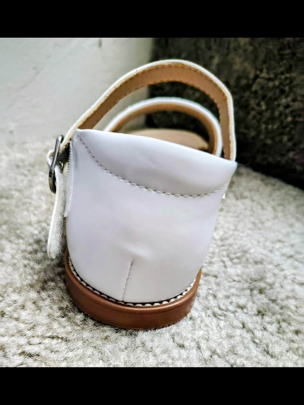 Girls' Glitter Sandals in White New - Picture 8 of 8
